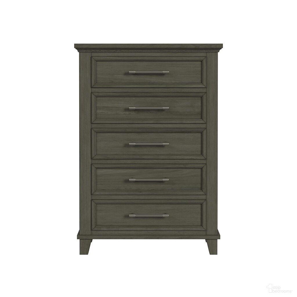 The appearance of Henrik 5-Drawer Chest In Grey designed by Picket House in the transitional interior design. This grey piece of furniture was selected by 1StopBedrooms from Henrik Collection to add a touch of cosiness and style into your home. Sku: B-13030-3-CH. Material: Cherry.