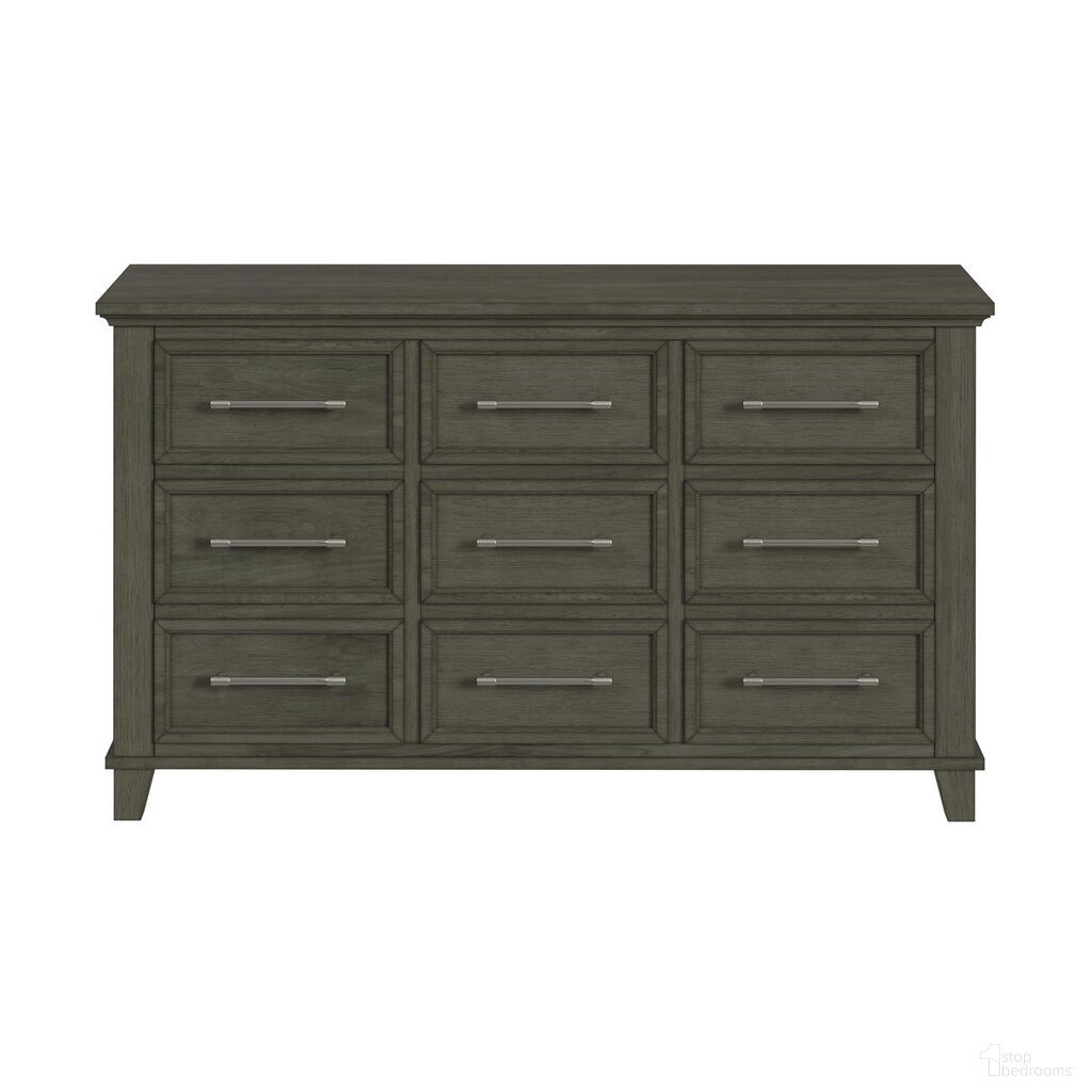 The appearance of Henrik 9-Drawer Dresser In Grey designed by Picket House in the transitional interior design. This grey piece of furniture was selected by 1StopBedrooms from Henrik Collection to add a touch of cosiness and style into your home. Sku: B-13030-3-DR. Material: Cherry.