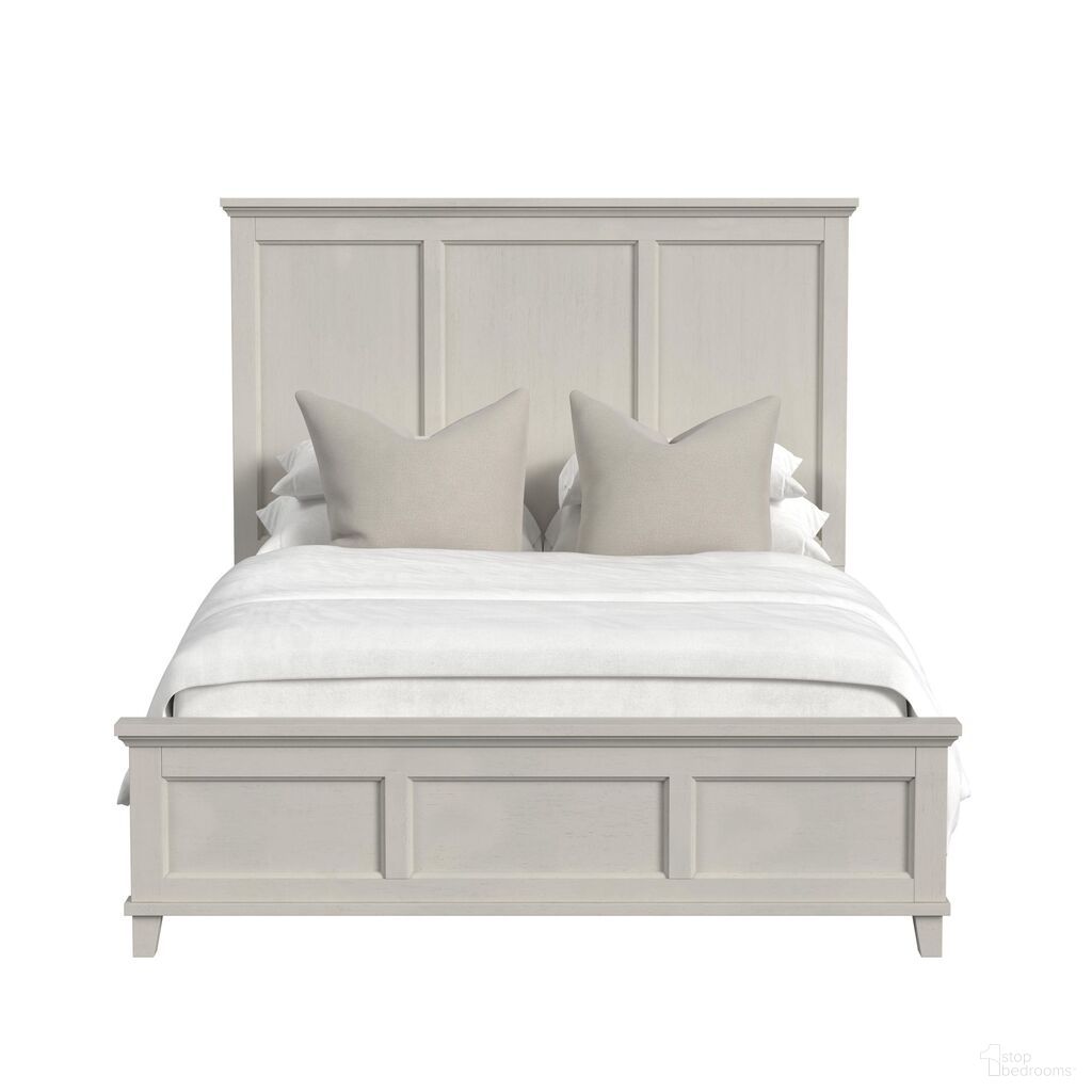 The appearance of Henrik Queen Panel Bed In Ivory designed by Picket House in the transitional interior design. This ivory piece of furniture  was selected by 1StopBedrooms from Henrik Collection to add a touch of cosiness and style into your home. Sku: B-13030-7-QH;B-13030-7-QF;B-13030-7-QKR. Bed Type: Panel Bed. Bed Size: Queen. Material: Cherry.