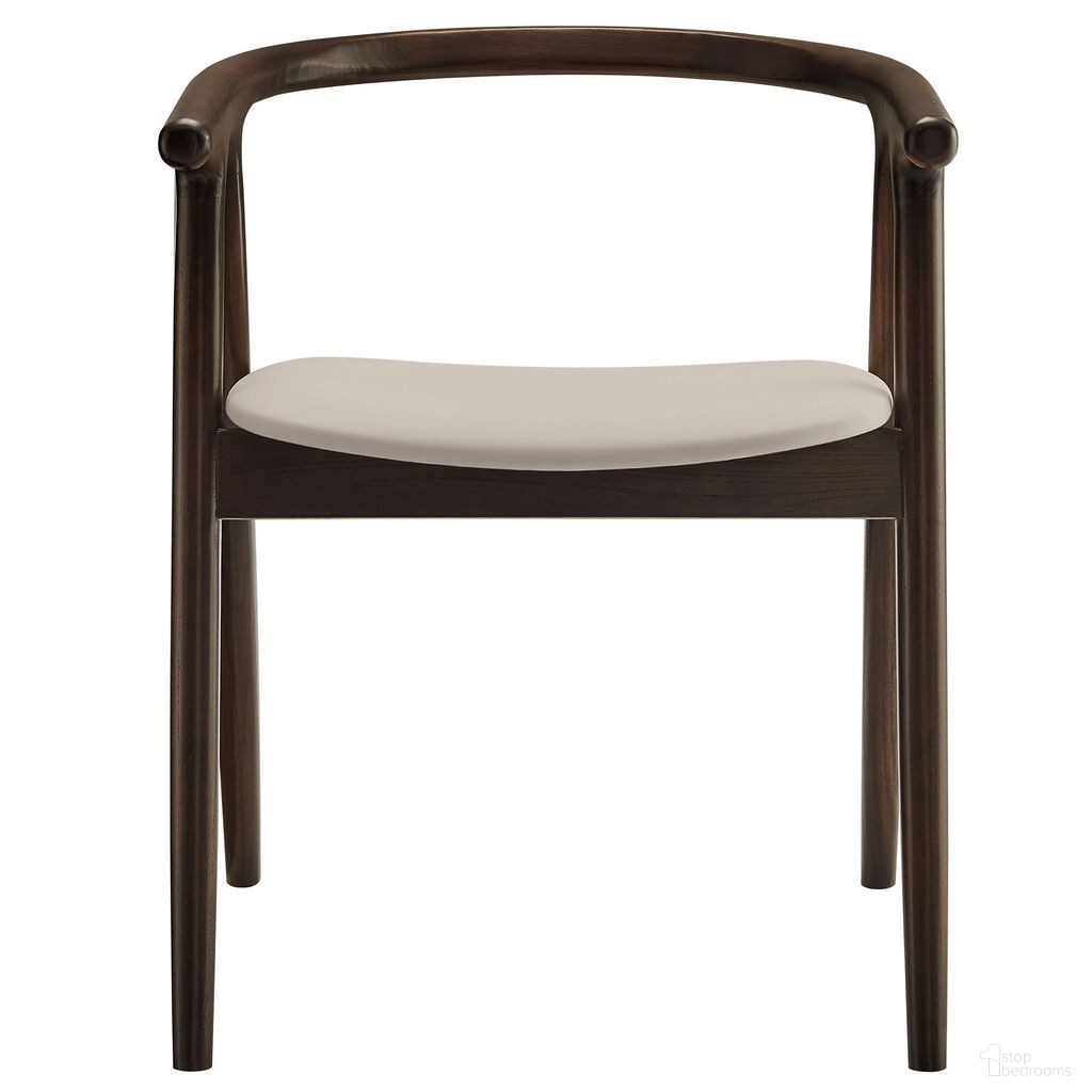 The appearance of Henry Vegan Leather and Wood Dining Chair In Stone designed by Modway in the modern / contemporary interior design. This stone piece of furniture was selected by 1StopBedrooms from Henry Collection to add a touch of cosiness and style into your home. Sku: EEI-7291-STO. Chair Type: Arm Chair. Material: Vegan Leather.