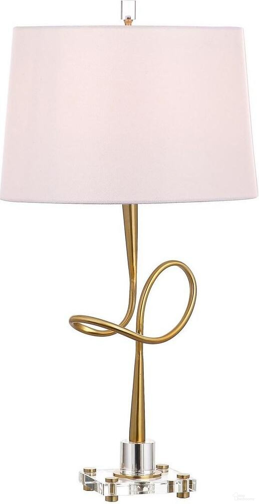 The appearance of Hensley Brass 30.25 Inch Table Lamp designed by Safavieh in the modern / contemporary interior design. This gold piece of furniture  was selected by 1StopBedrooms from Safavieh TBL Collection to add a touch of cosiness and style into your home. Sku: TBL4002A. Material: Iron.