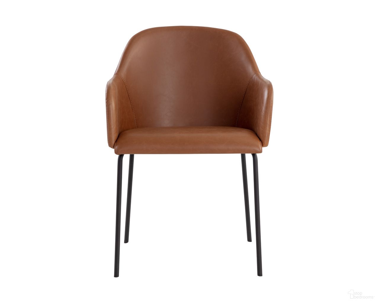 Hensley Dining Armchair In Hazelnut