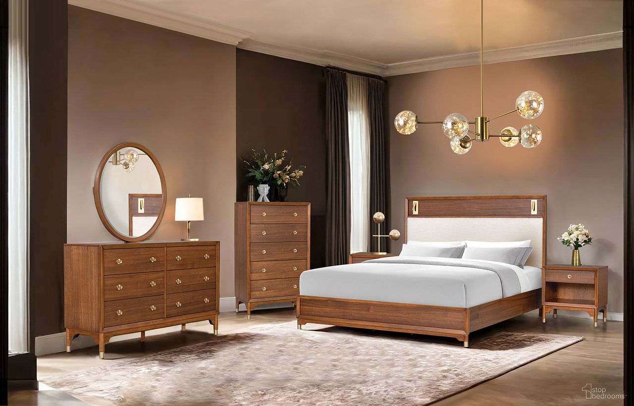 Hepburne Bedroom Set In Walnut