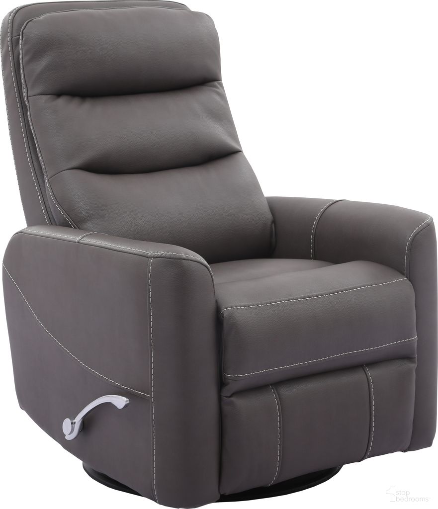 Hercules Haze Swivel Glider Recliner with Articulating Headrest