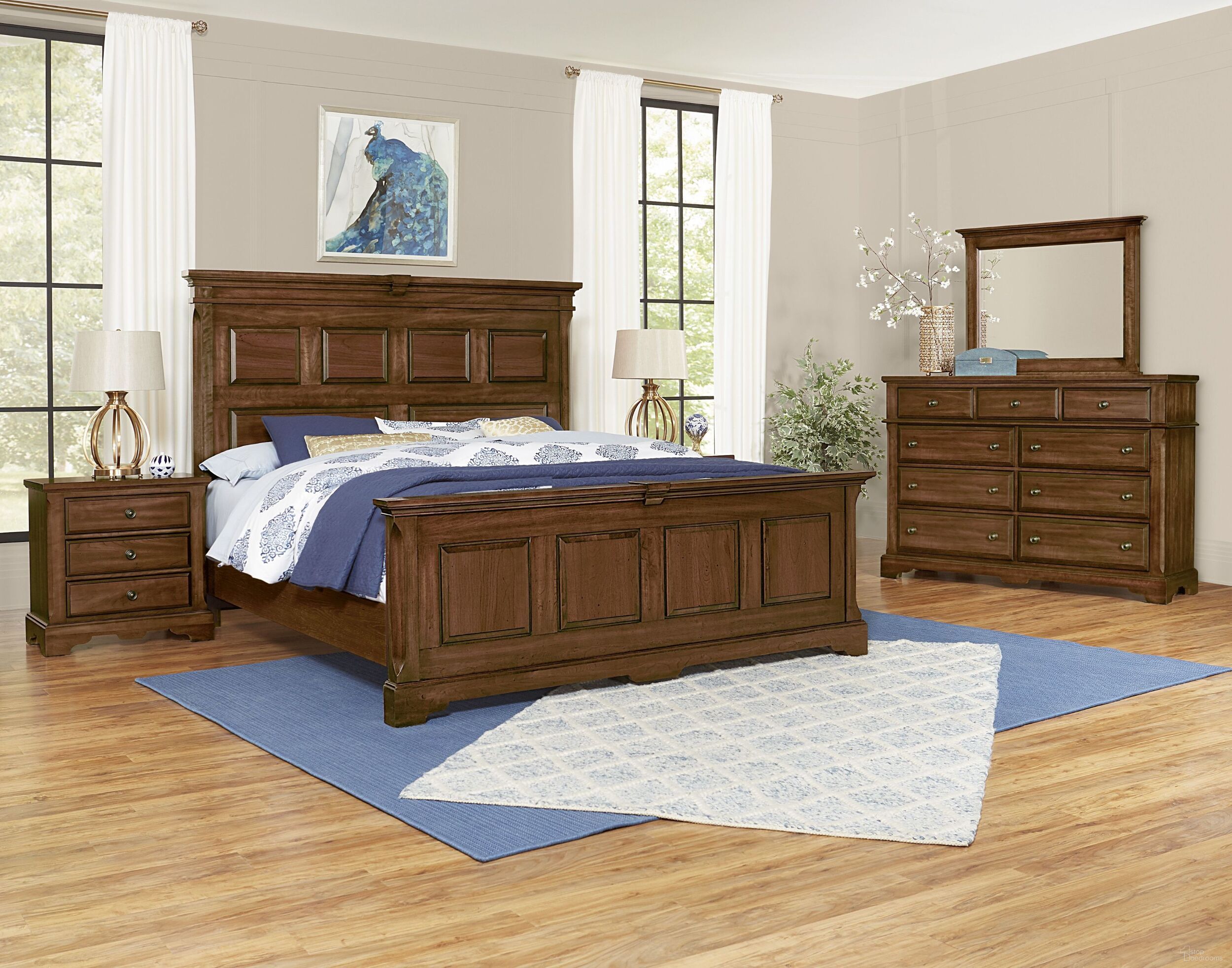 Heritage Amish Cherry Mansion Bedroom Set