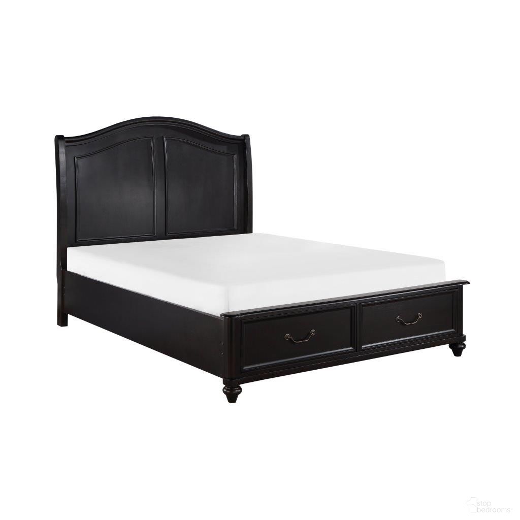 The appearance of Herman California King Platform Bed with Footboard Storage In Charcoal designed by Homelegance in the traditional interior design. This charcoal piece of furniture was selected by 1StopBedrooms from Herman Collection to add a touch of cosiness and style into your home. Sku: 1420K-1;1420K-2;1420K-3CK. Bed Type: Platform Bed. Material: Wood. Bed Size: California King.