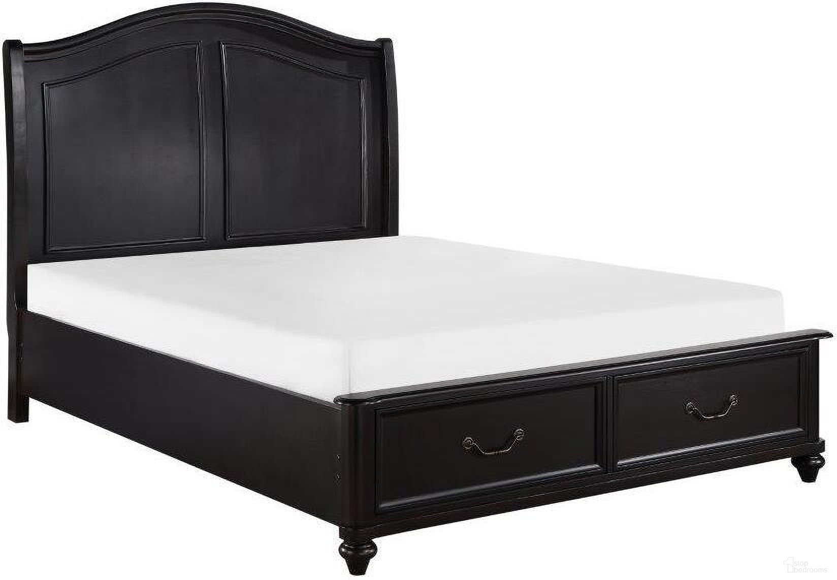 The appearance of Herman Charcoal Brown Queen Platform Bed with Footboard Storage designed by Homelegance in the transitional interior design. This charcoal piece of furniture was selected by 1StopBedrooms from Herman Collection to add a touch of cosiness and style into your home. Sku: 1420-1;1420-2;1420-3. Bed Type: Platform Bed. Material: Wood. Bed Size: Queen.