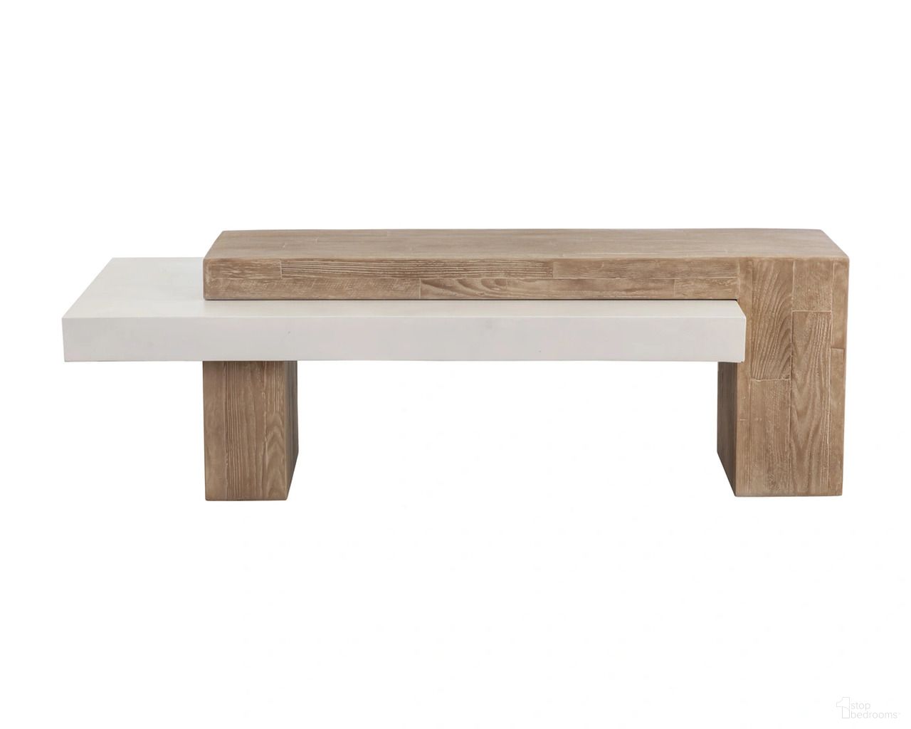 Herriot Coffee Table In Light Brown and Summer Sand