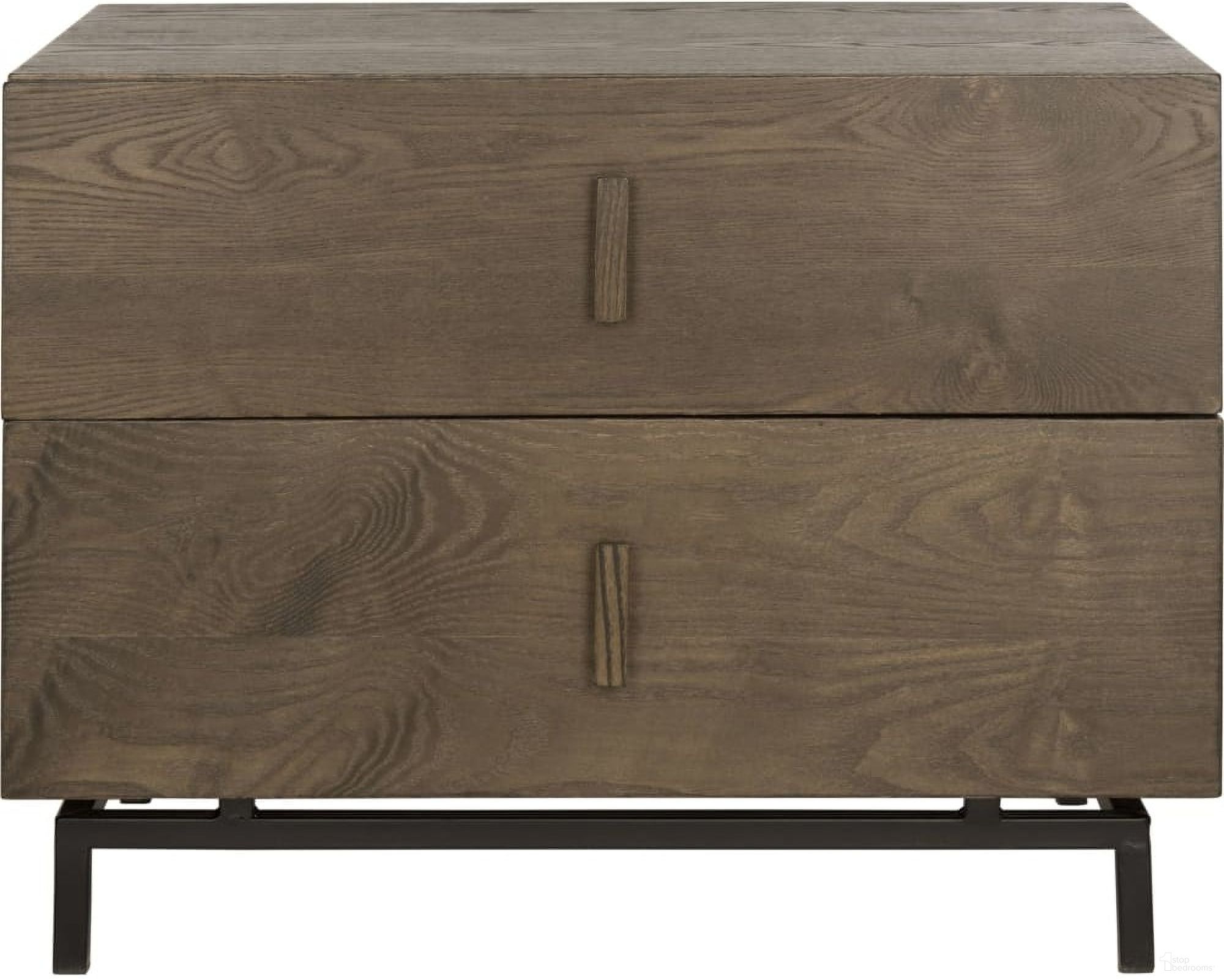 The appearance of Herschel Dark Brown and Black Scandinavian Lacquer 2-Drawer Cabinet designed by Safavieh in the modern / contemporary interior design. This dark brown piece of furniture was selected by 1StopBedrooms from Herschel Collection to add a touch of cosiness and style into your home. Sku: FOX4225A. Material: Iron.
