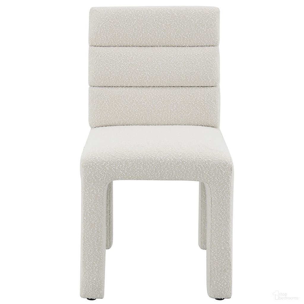 Hettie Side Chair Set of 2 In Beige Boucle
