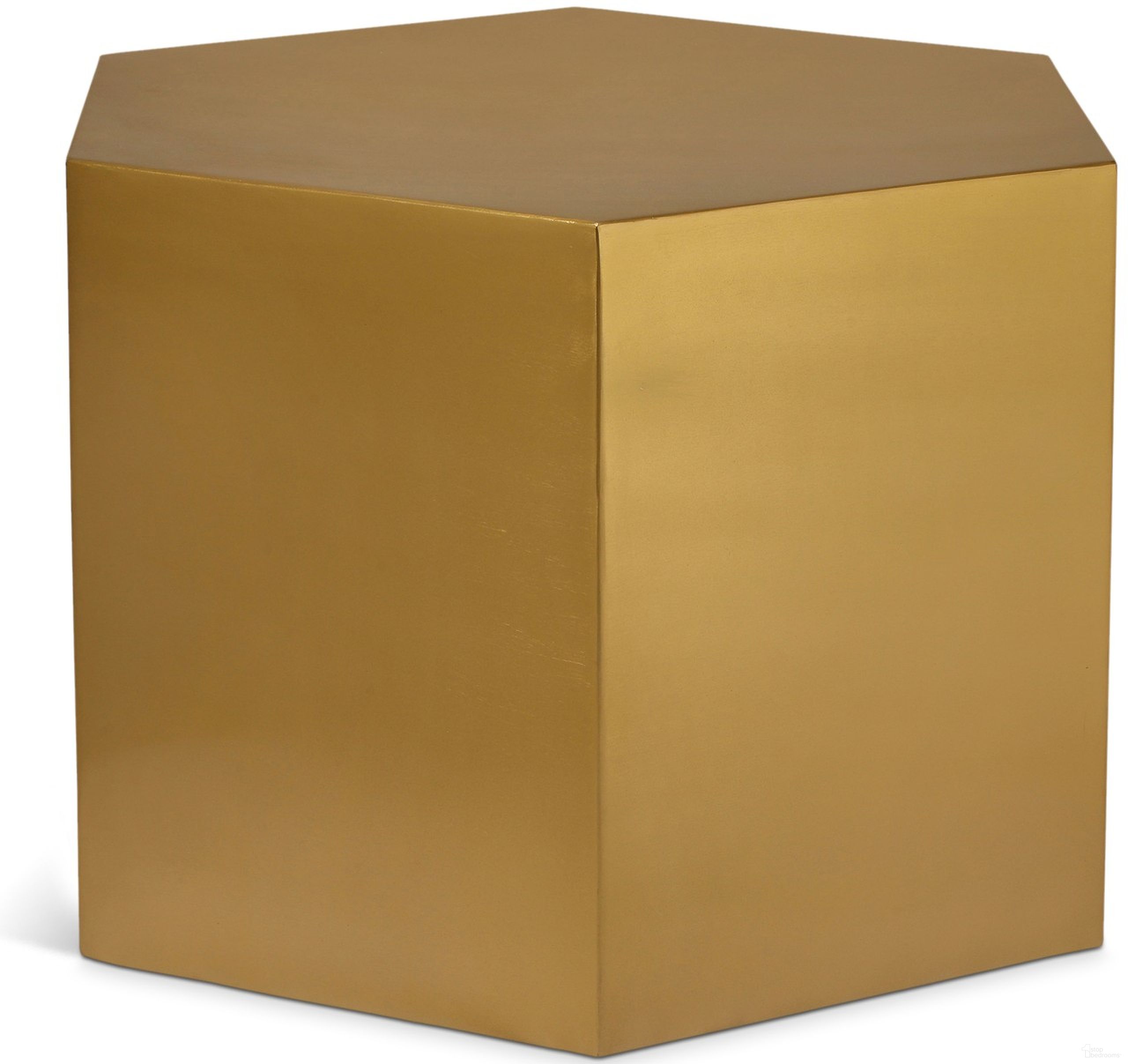 The appearance of Hexagon Coffee Table In Brushed Gold designed by Meridian in the modern / contemporary interior design. This brushed gold piece of furniture  was selected by 1StopBedrooms from Hexagon Collection to add a touch of cosiness and style into your home. Sku: 292-CT. Material: Iron.