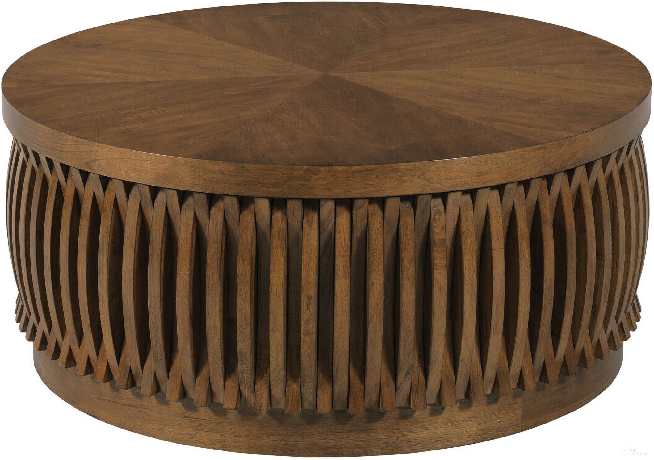 The appearance of Hidden Treasures Round Coffee Lift Top Table designed by Hammary in the transitional interior design. This  piece of furniture  was selected by 1StopBedrooms from Hidden Treasures Collection to add a touch of cosiness and style into your home. Sku: 090-1217. Material: Veneer.