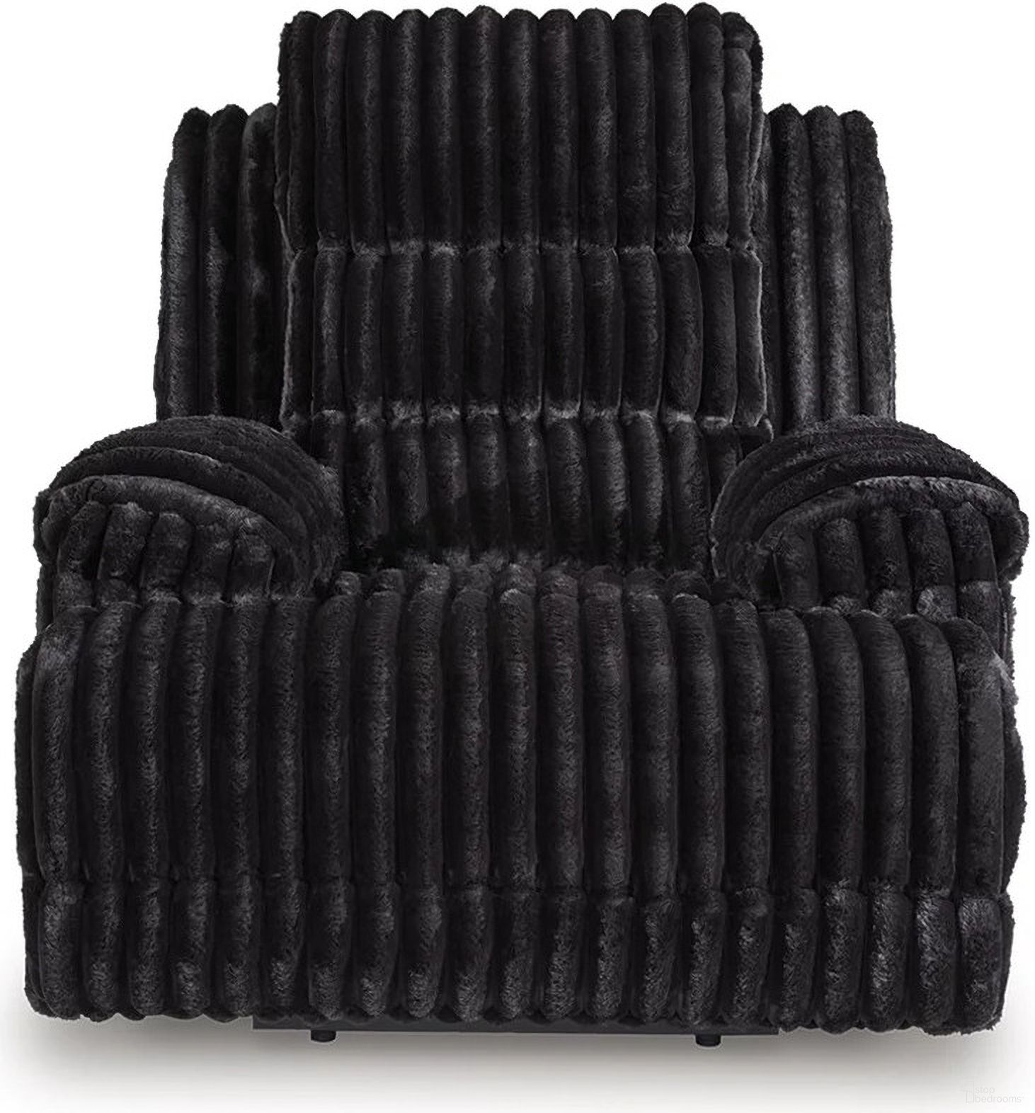 The appearance of Higgesbee Recliner In Onyx designed by Signature Design by Ashley in the modern / contemporary interior design. This onyx piece of furniture was selected by 1StopBedrooms from Higgesbee Collection to add a touch of cosiness and style into your home. Sku: NC4280506. Material: Corduroy.