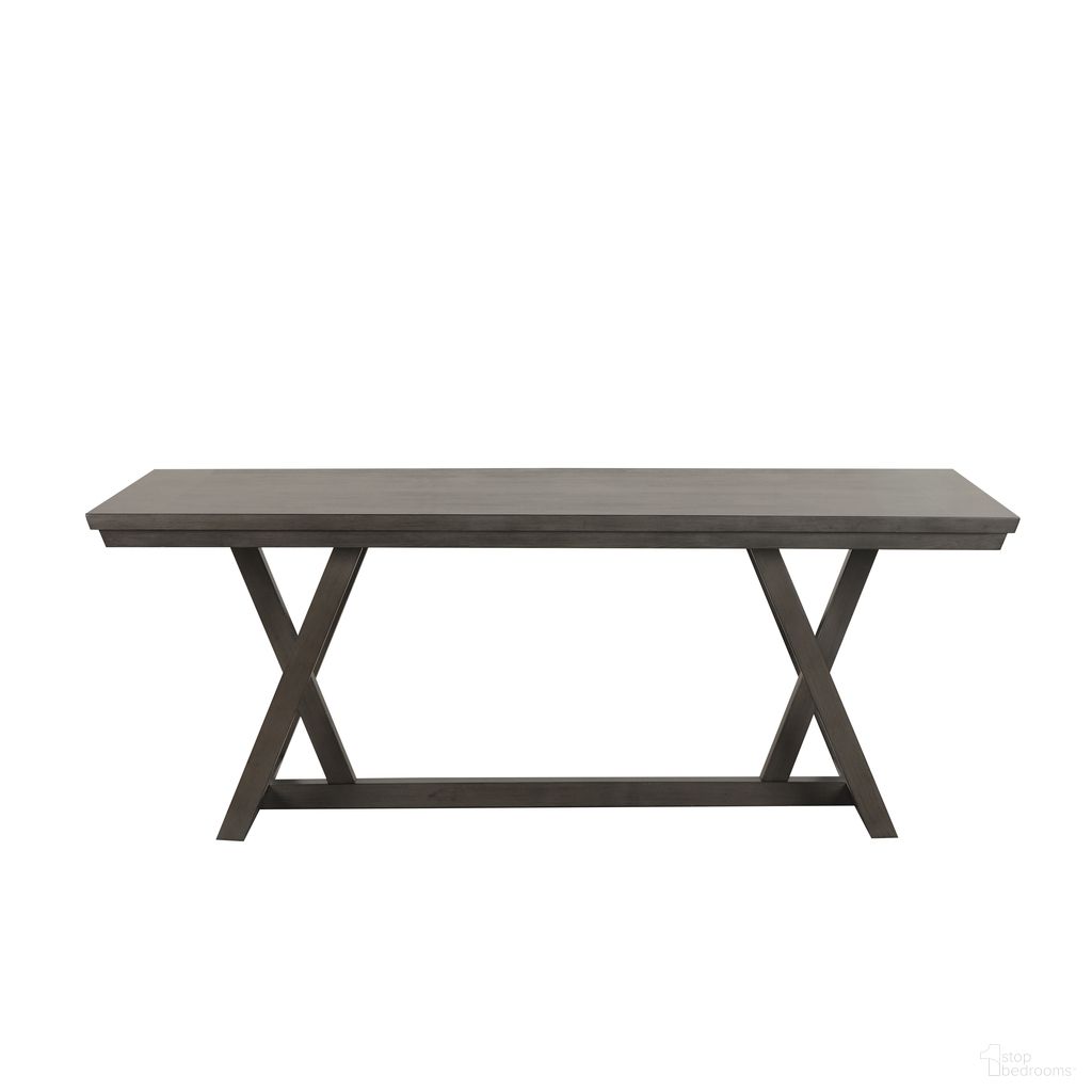 The appearance of High Line Dining Table In Coffee designed by New Classic in the transitional interior design. This coffee piece of furniture  was selected by 1StopBedrooms from High Line Collection to add a touch of cosiness and style into your home. Sku: D4125-10. Table Base Style: Trestle. Material: Wood. Table Top Shape: Rectangular. Size: 80" x 36".