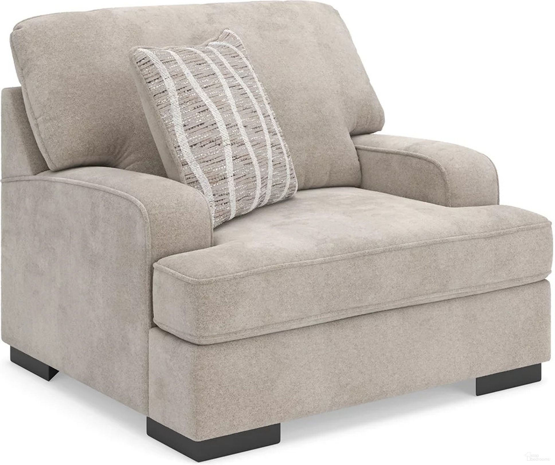 The appearance of High Profile Oversized Chair In Taupe designed by Signature Design by Ashley in the modern / contemporary interior design. This taupe piece of furniture was selected by 1StopBedrooms from High Profile Collection to add a touch of cosiness and style into your home. Sku: 5990223. Material: Polyester.