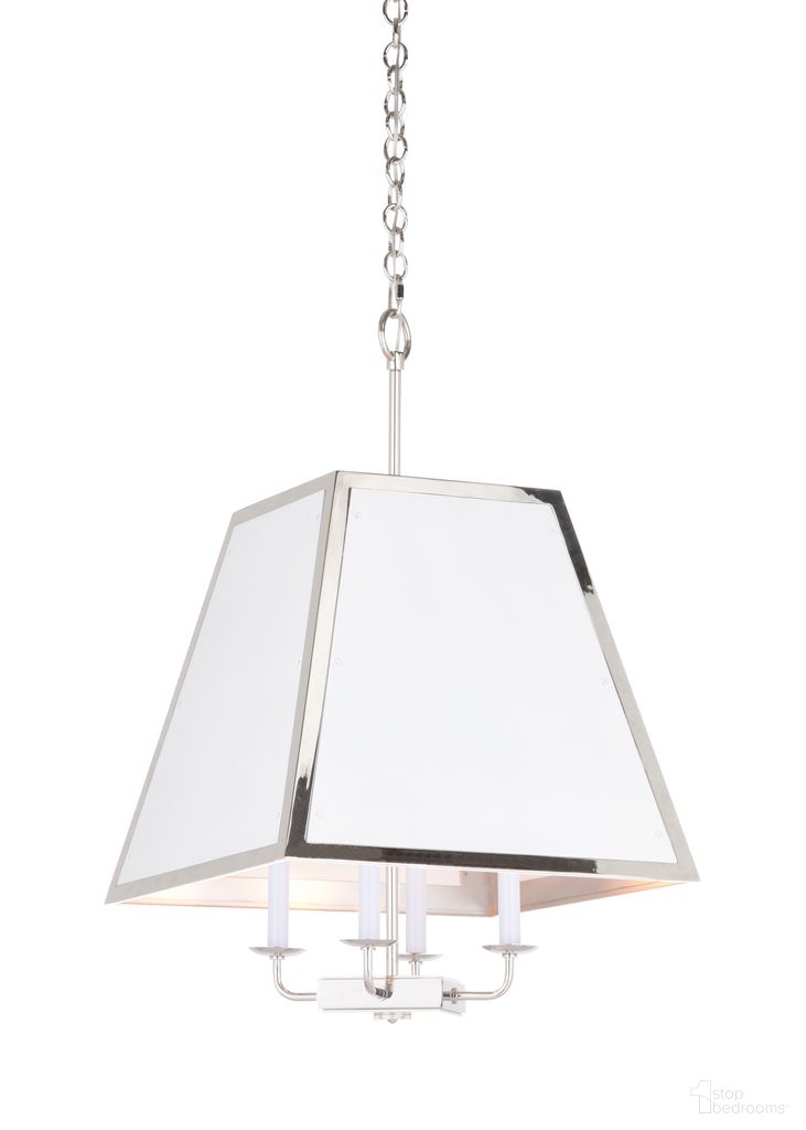 High Street Island Pendant In White and Cream
