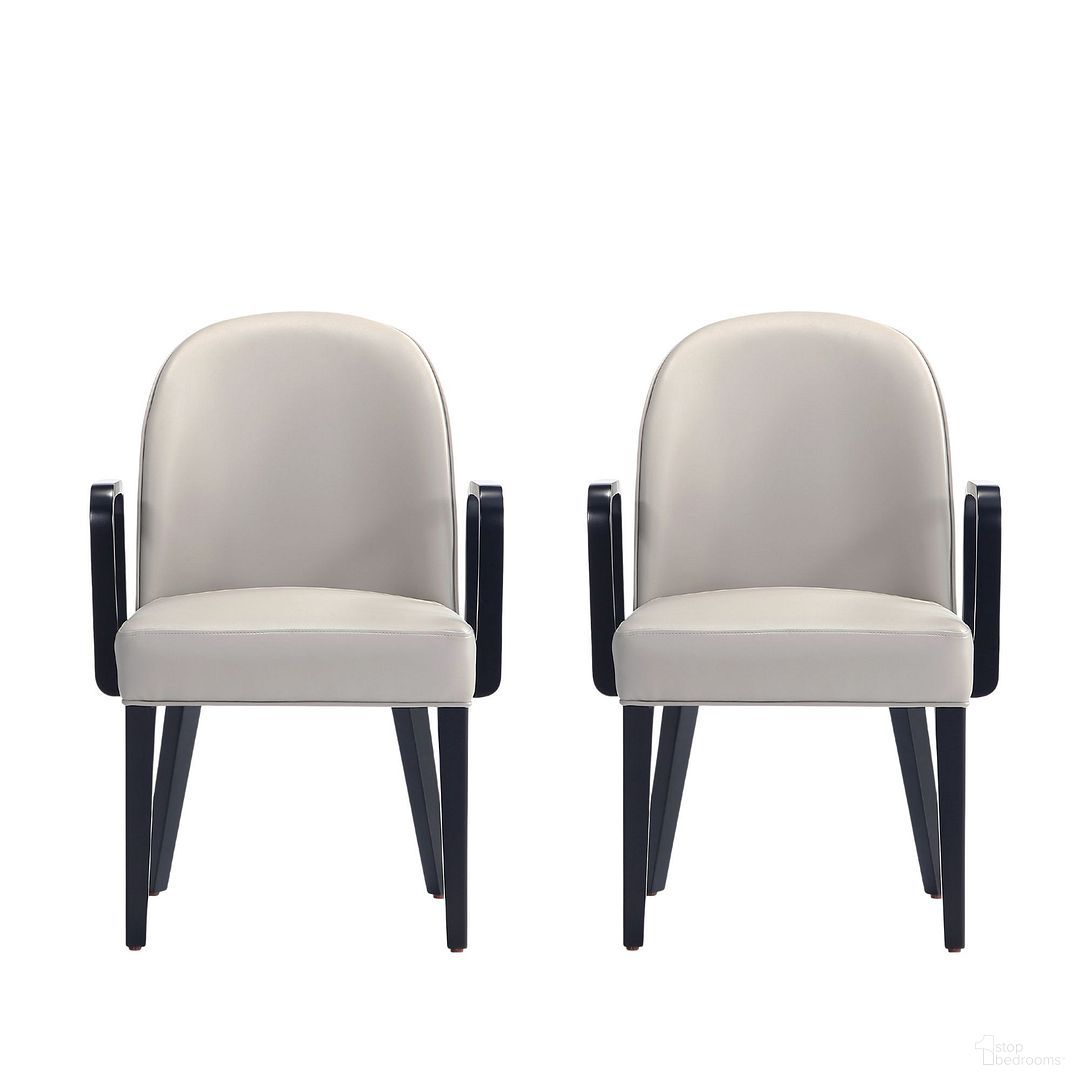 The appearance of Hillman Dining Arm Chair Set of 2 In Light Grey designed by Manhattan Comfort in the modern / contemporary interior design. This light grey piece of furniture was selected by 1StopBedrooms from Hillman Collection to add a touch of cosiness and style into your home. Sku: DC087AR-LG;DC087AR-LG. Material: Wood. Chair Type: Arm Chair.