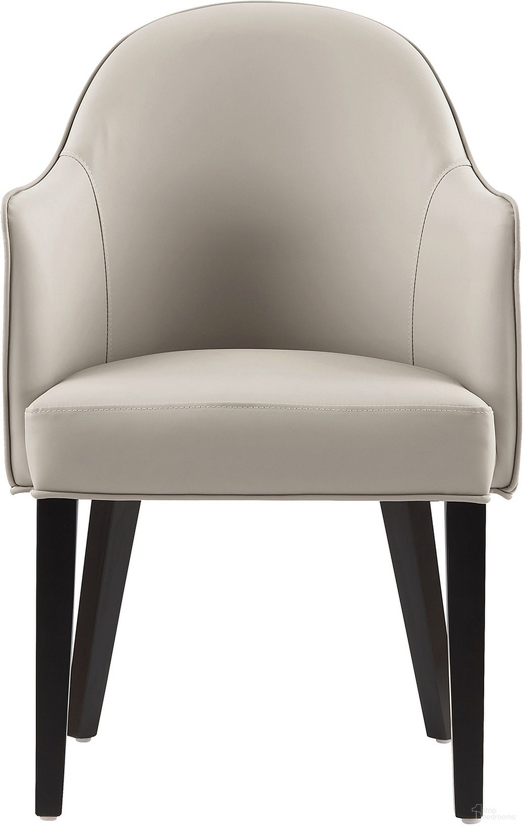 The appearance of Hillman Dining Armchair 2.0 In Light Grey designed by Manhattan Comfort in the modern / contemporary interior design. This light grey piece of furniture  was selected by 1StopBedrooms from Hillman Collection to add a touch of cosiness and style into your home. Sku: DC087AR2-LG. Chair Type: Arm Chair. Material: Beech.