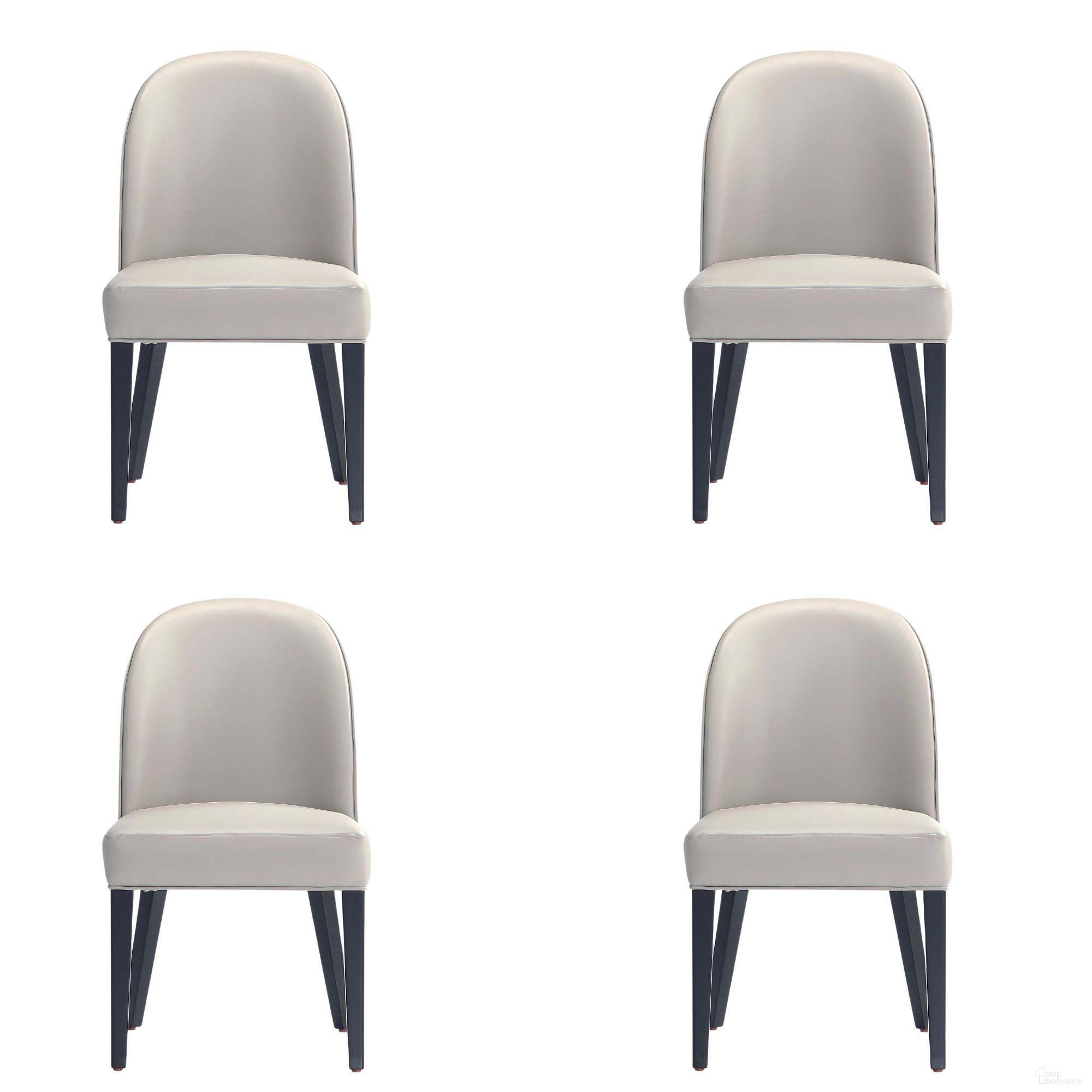 The appearance of Hillman Dining Chair Set of 4 In Light Grey designed by Manhattan Comfort in the modern / contemporary interior design. This light grey piece of furniture was selected by 1StopBedrooms from Hillman Collection to add a touch of cosiness and style into your home. Sku: DC087-LG;DC087-LG. Material: Wood. Chair Type: Side Chair.