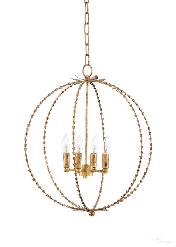 The appearance of Hillsboro Chandelier In Gold designed by Chelsea House in the modern / contemporary interior design. This gold piece of furniture was selected by 1StopBedrooms from Chelsea House Misc Collection to add a touch of cosiness and style into your home. Sku: 69124. Material: Iron.
