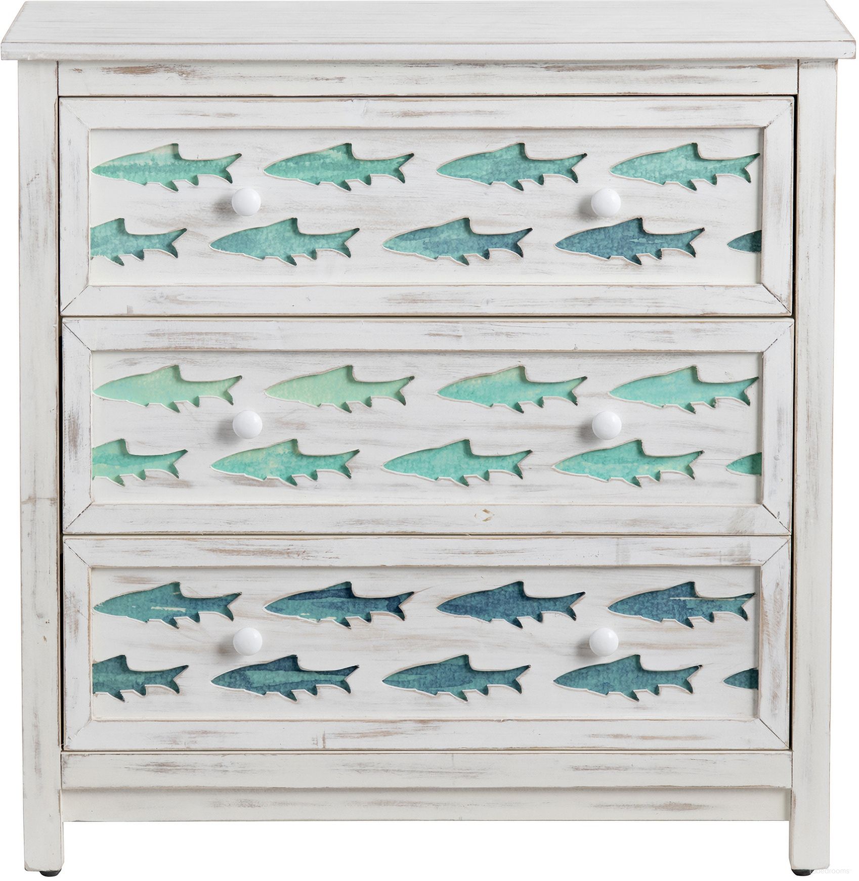 Hilton Head Chest In Blue and White