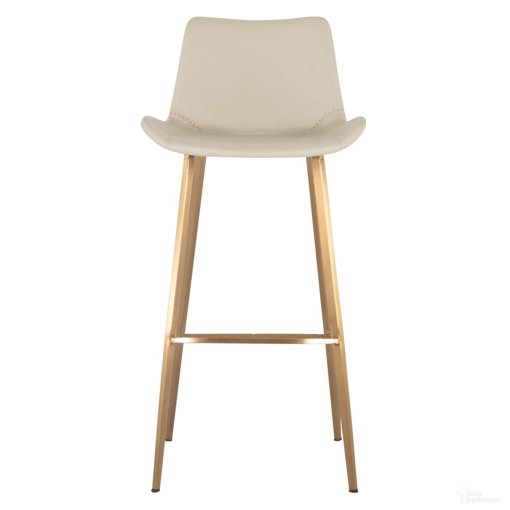 The appearance of Hines Bar Stool In Ivory and White designed by Gabby in the transitional interior design. This ivory and white piece of furniture was selected by 1StopBedrooms from Hines Collection to add a touch of cosiness and style into your home. Sku: SCH-175590. Material: Metal.