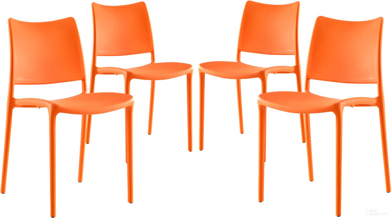 The appearance of Hipster Orange Dining Side Chair Set of 4 designed by Modway in the modern / contemporary interior design. This orange piece of furniture was selected by 1StopBedrooms from Hipster Collection to add a touch of cosiness and style into your home. Sku: EEI-1703-ORA;EEI-1703-ORA;EEI-1703-ORA;EEI-1703-ORA. Material: Polypropylene. Chair Type: Side Chair.