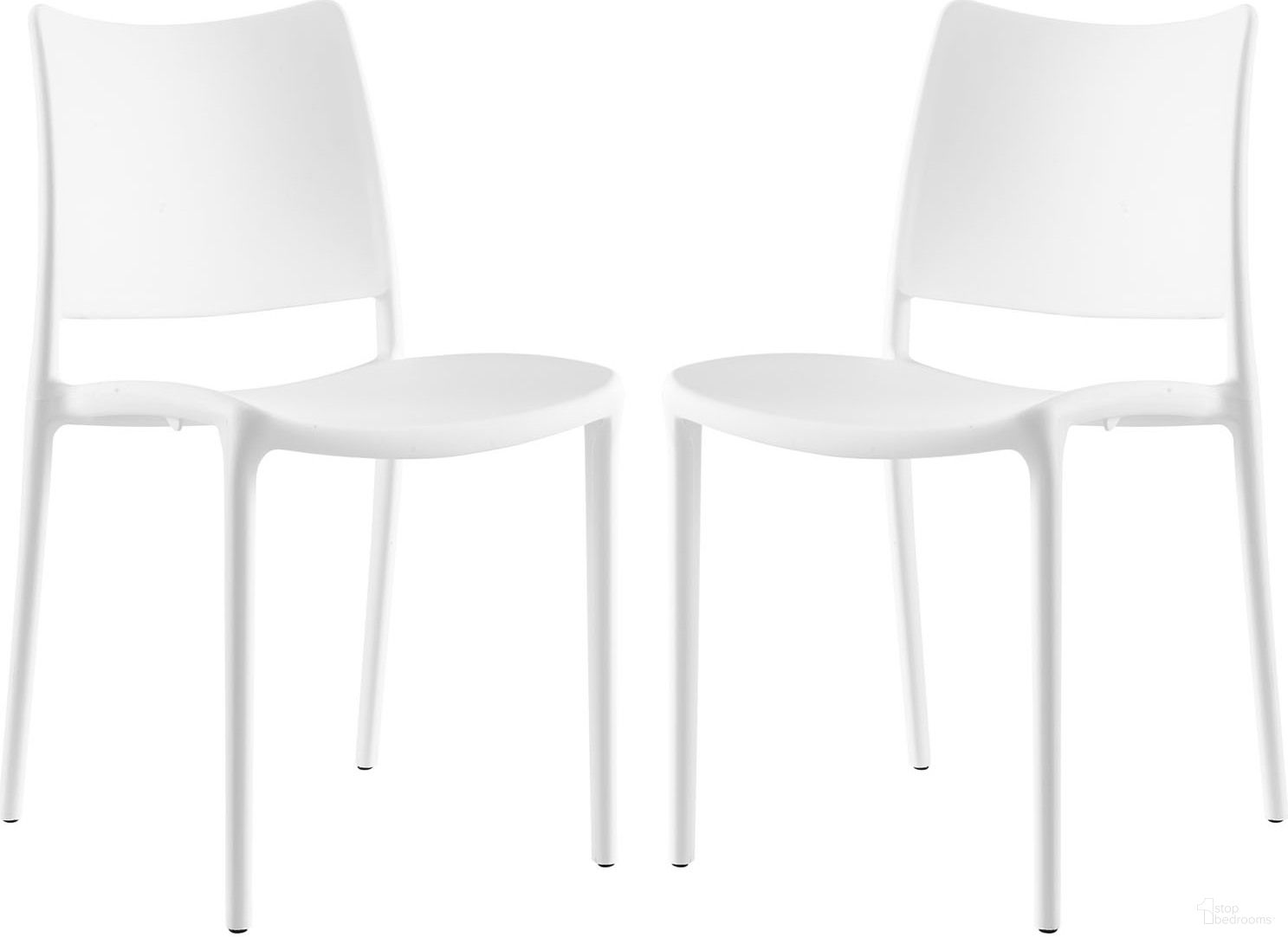 Hipster White Dining Side Chair Set of 2