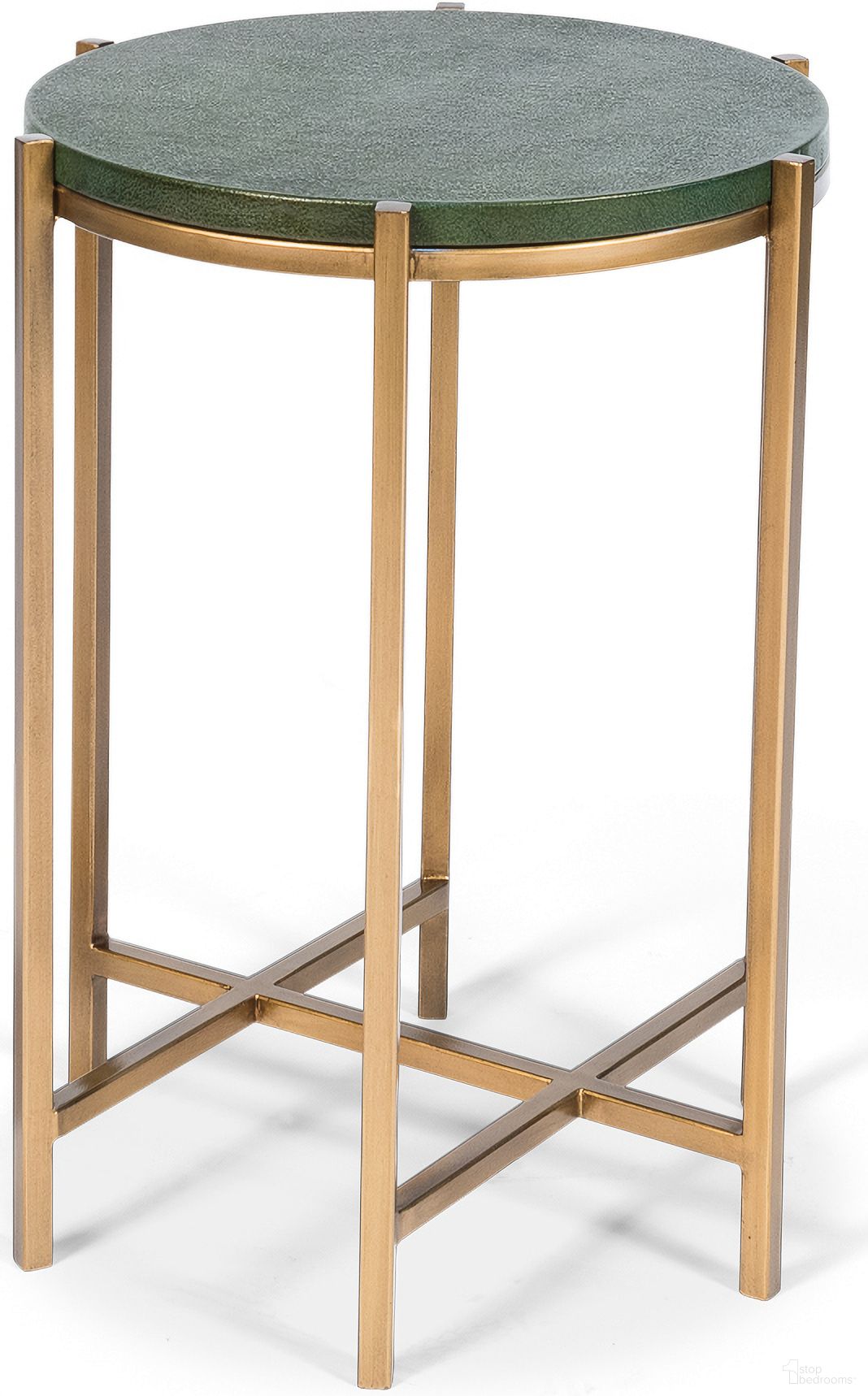 The appearance of Hobart Green Side Table designed by Sarreid in the modern / contemporary interior design. This green piece of furniture  was selected by 1StopBedrooms from Hobart Collection to add a touch of cosiness and style into your home. Sku: 40819.