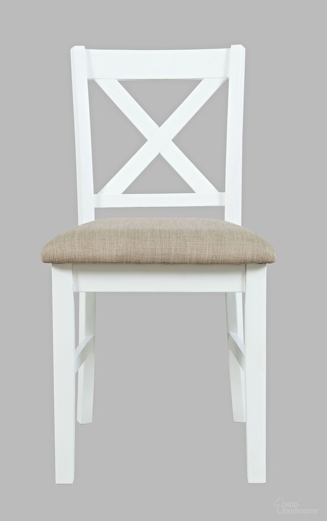Hobson X-Back Chair In White