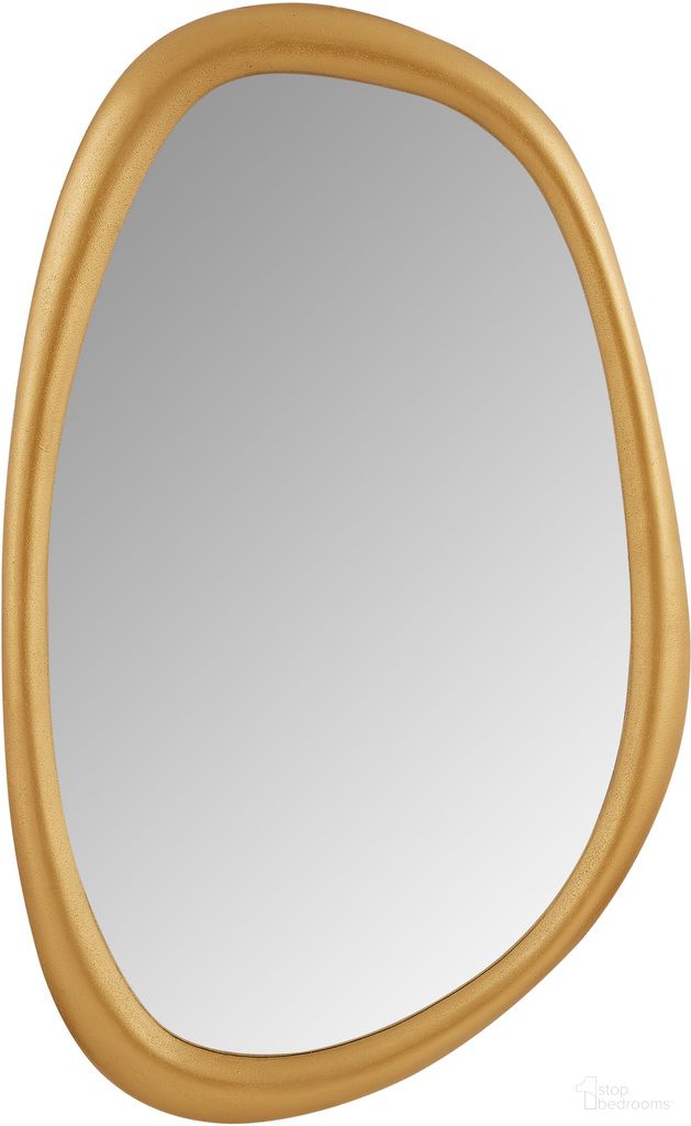 The appearance of Holland Polyresin Mirror In Brass designed by Meridian in the modern / contemporary interior design. This brass piece of furniture  was selected by 1StopBedrooms from Holland Collection to add a touch of cosiness and style into your home. Sku: 66092Brass-M. Material: Glass.