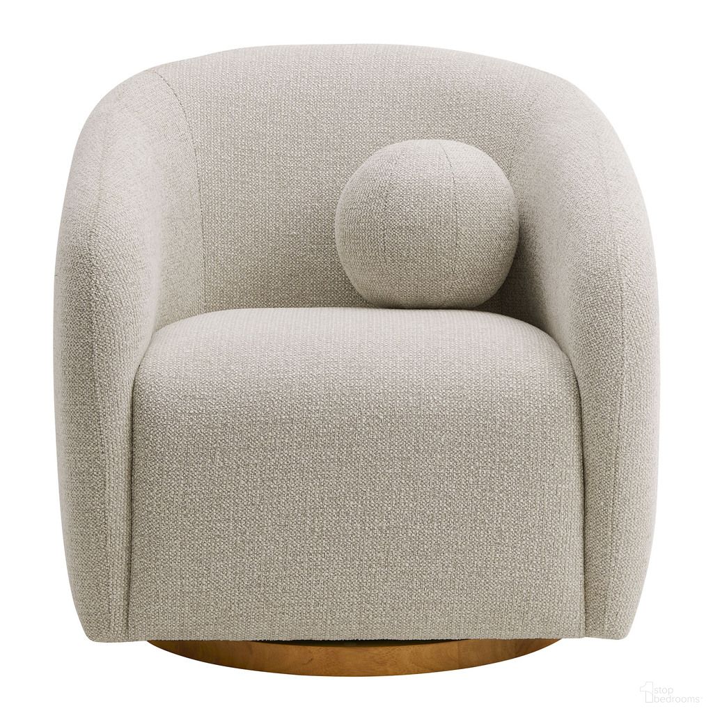 The appearance of Holland Swivel Chenille Fabric Armchair In Dove Gray designed by Modway in the modern / contemporary interior design. This dove gray piece of furniture  was selected by 1StopBedrooms from Holland Collection to add a touch of cosiness and style into your home. Sku: EEI-7218-DOV. Material: Fabric.