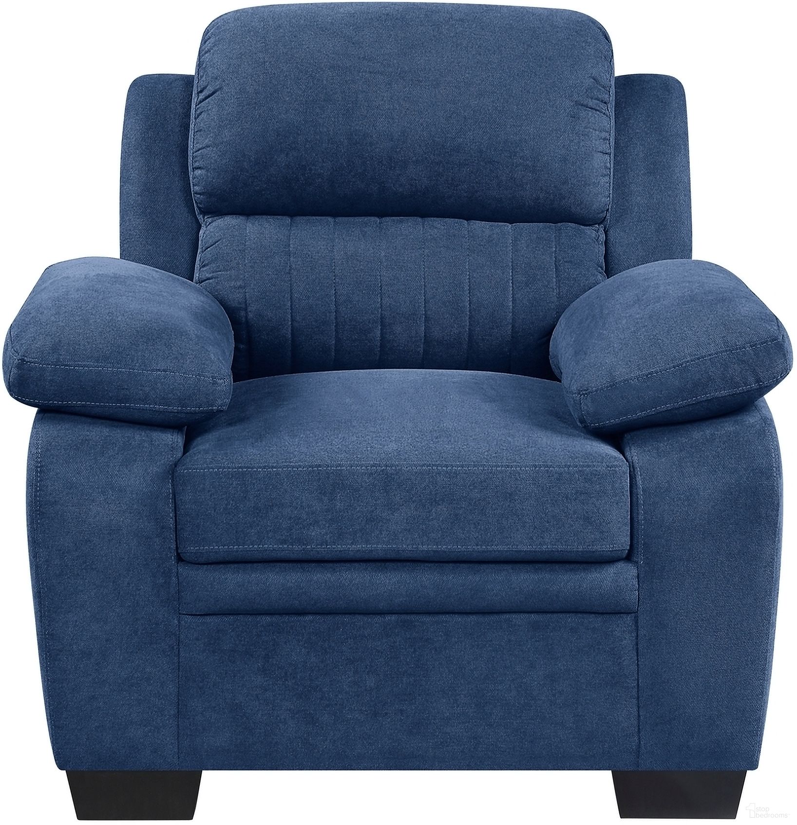 The appearance of Holleman Chair In Blue designed by Homelegance in the modern / contemporary interior design. This blue piece of furniture was selected by 1StopBedrooms from Holleman Collection to add a touch of cosiness and style into your home. Sku: 9333BU-1. Material: Textured.