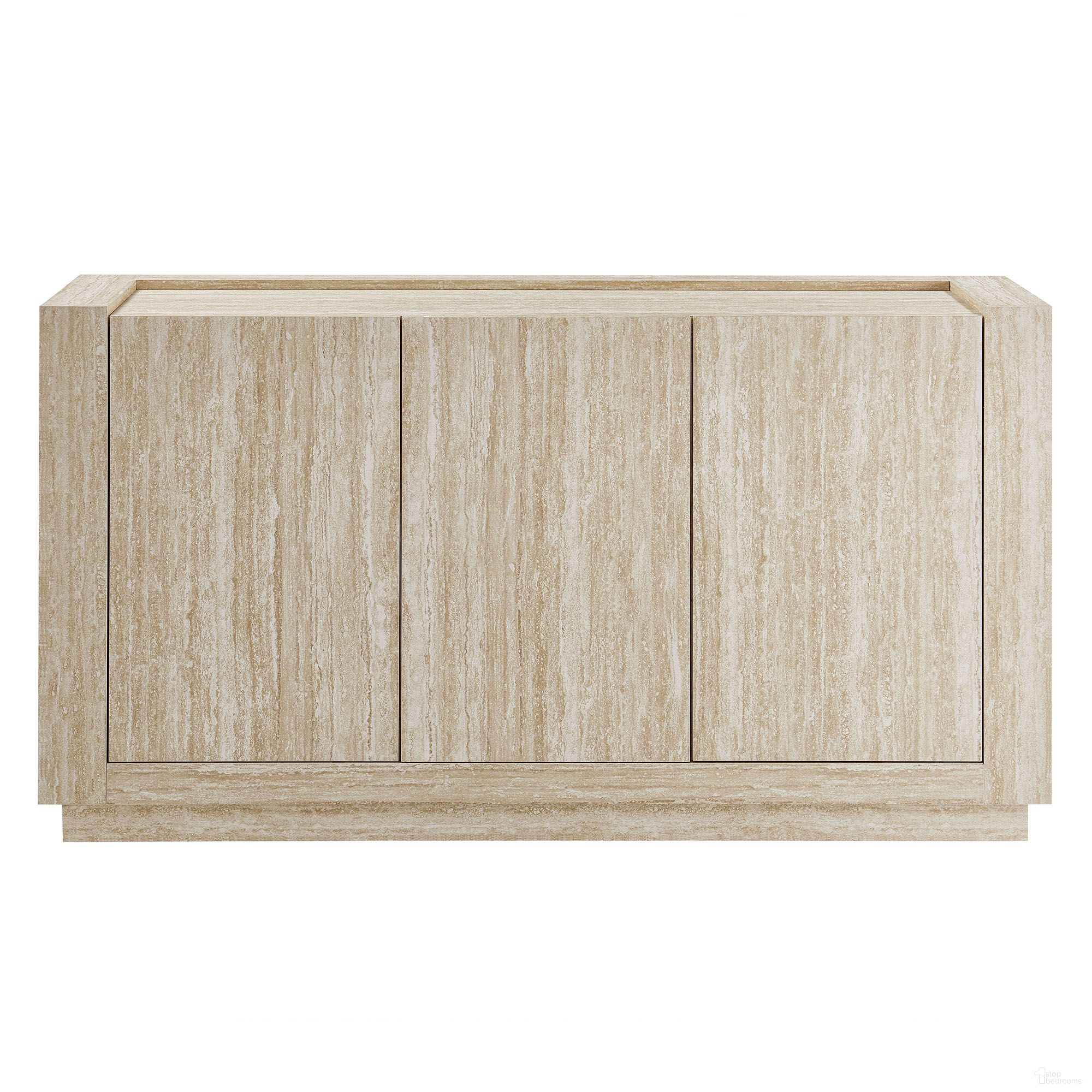 The appearance of Hollis 59 Inch Sideboard In Travertine designed by Modway in the modern / contemporary interior design. This travertine piece of furniture  was selected by 1StopBedrooms from Hollis Collection to add a touch of cosiness and style into your home. Sku: EEI-6906-TRA. Material: Travertine.