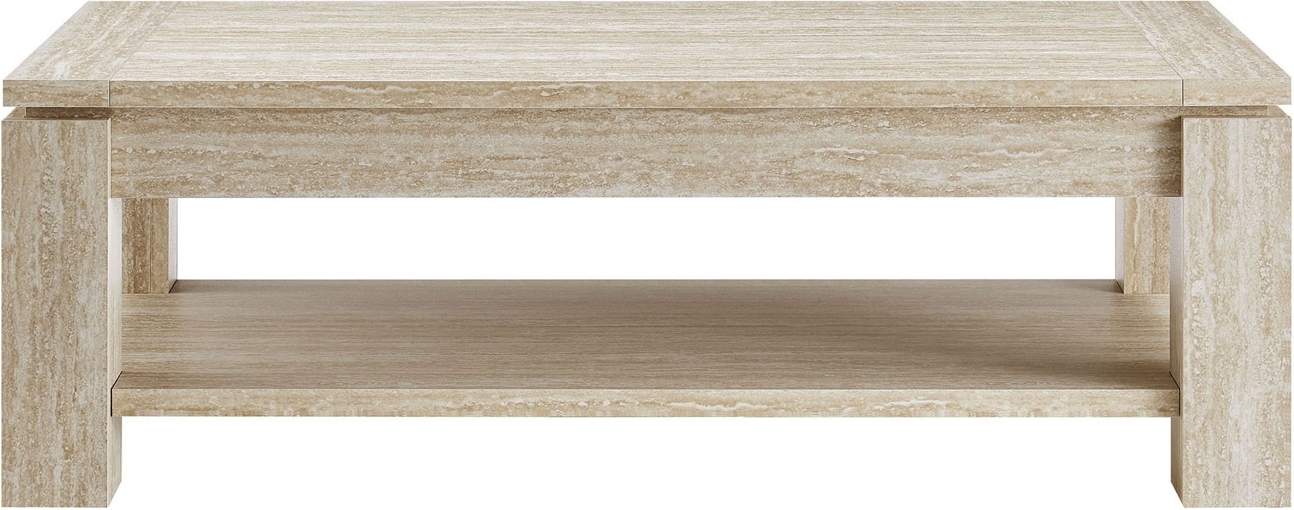 The appearance of Hollis Coffee Table In Travertine designed by Modway in the modern / contemporary interior design. This travertine piece of furniture  was selected by 1StopBedrooms from Hollis Collection to add a touch of cosiness and style into your home. Sku: EEI-6908-TRA. Material: Travertine.