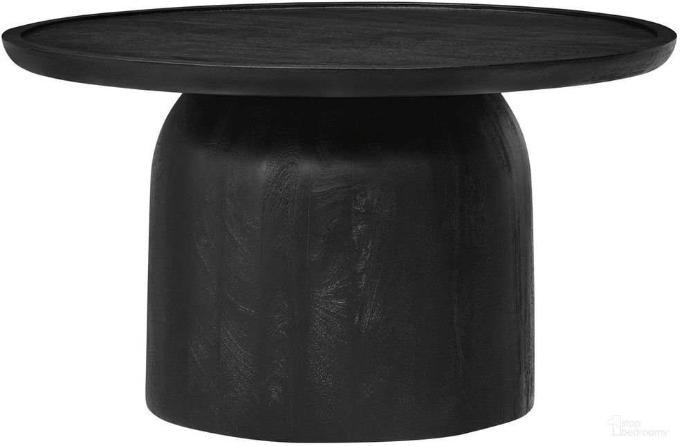 The appearance of Holloway 30 Inch Round Wood Coffee Table In Black designed by Modway in the modern / contemporary interior design. This black piece of furniture  was selected by 1StopBedrooms from Holloway Collection to add a touch of cosiness and style into your home. Sku: EEI-7144-BLK. Material: Wood.