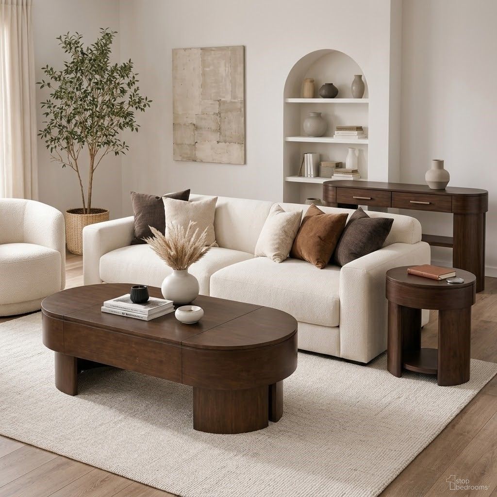 Holloway Occasional Table Set In Toasted Almond