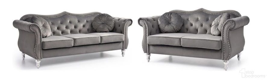 The appearance of Hollywood Living Room Set In Dark Gray designed by Glory in the transitional interior design. This dark gray piece of furniture was selected by 1StopBedrooms from Hollywood Collection to add a touch of cosiness and style into your home. Sku: G0660A-S-Sofa Base ,Cushions;G0660A-S-Sofa Arms;G0660A-L-Loveseat Base and Cushions;G0660A-L-Loveseat Arms. Material: Wood.