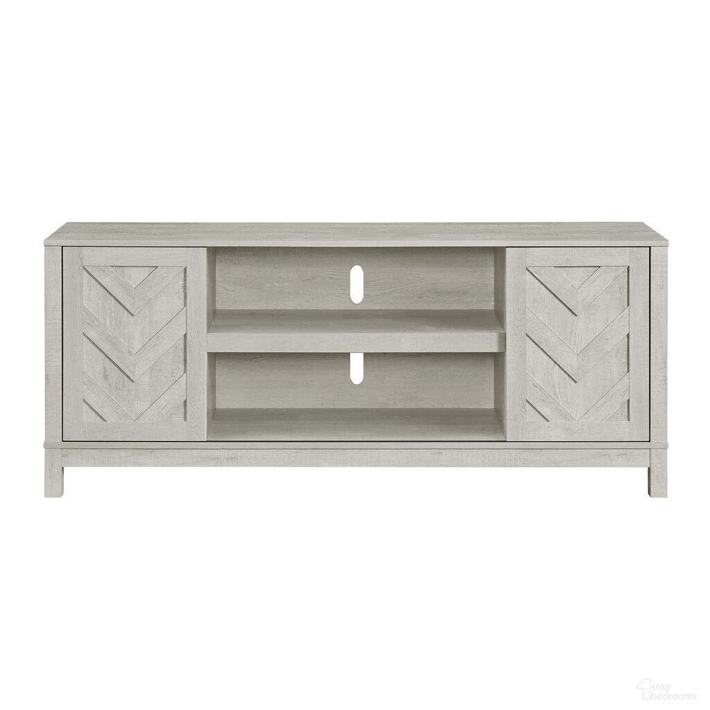 The appearance of Holmes 70 Inch TV Stand with Sliding Door In White designed by Picket House in the transitional interior design. This white piece of furniture  was selected by 1StopBedrooms from Holmes Collection to add a touch of cosiness and style into your home. Sku: LA-6460-3-TV2. Material: Paper.