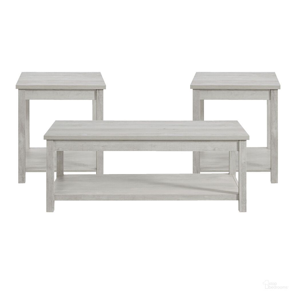 Holmes Three Pack Occasional Set In White
