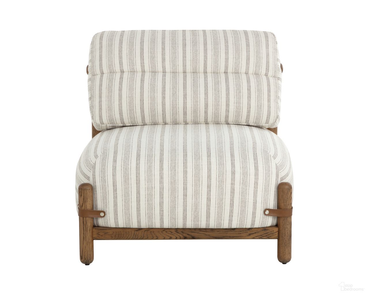 Holst Lounge Chair In Warm Brown and Gifford Script