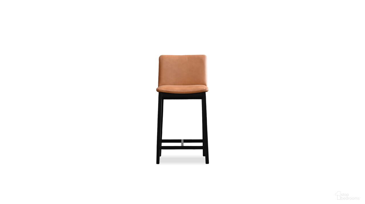 The appearance of Holster Counter Stool Solid Wood Base In Palomino Sauvage designed by Mobital in the modern / contemporary interior design. This palomino sauvage piece of furniture  was selected by 1StopBedrooms from Holster Collection to add a touch of cosiness and style into your home. Sku: DCS-HOLS-PALO-. Material: Leather.