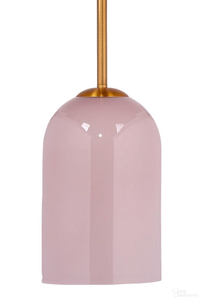 The appearance of Holt 1-Light Pendant In Pink designed by Jamie Young Company in the glam interior design. This pink piece of furniture was selected by 1StopBedrooms from Holt Collection to add a touch of cosiness and style into your home. Sku: 5HOLT-PEPI. Material: Glass.