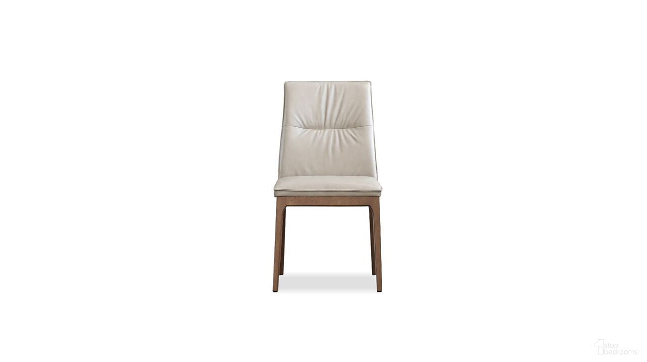 The appearance of Holt Dining Chair Set of 2 Solid Wood Base In Grullo Taupe designed by Mobital in the modern / contemporary interior design. This grullo taupe piece of furniture  was selected by 1StopBedrooms from Holt Collection to add a touch of cosiness and style into your home. Sku: DCH-HOLT-TAUP-. Material: Leather. Chair Type: Side Chair.