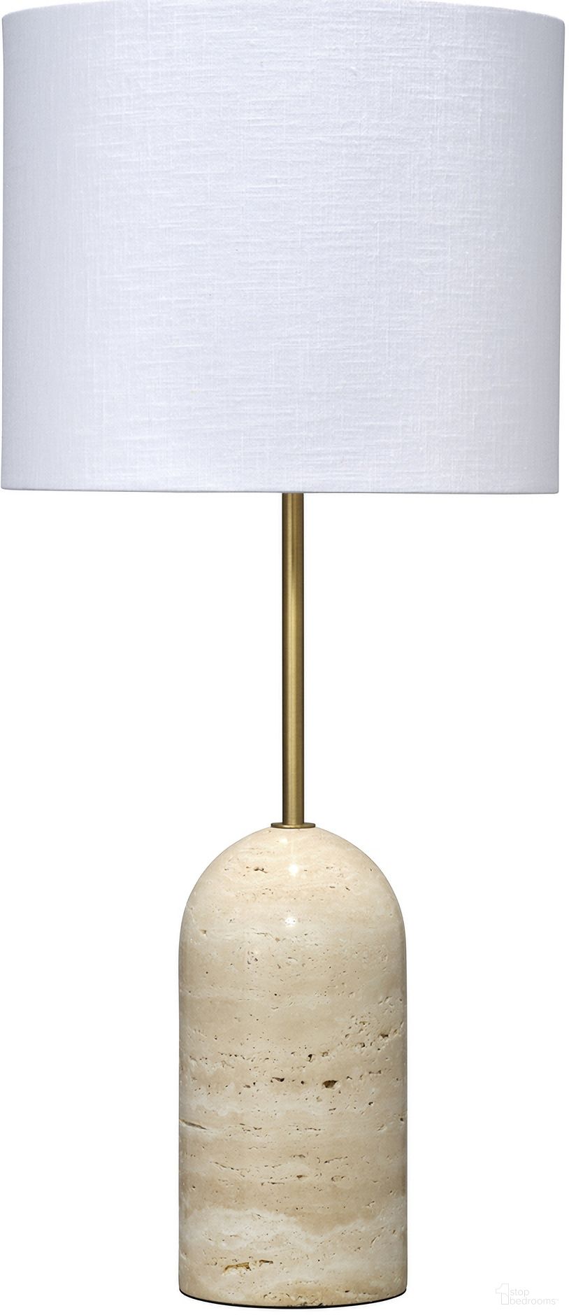 The appearance of Holt Travertine Table Lamp in Brown designed by Jamie Young Company in the traditional interior design. This brown piece of furniture was selected by 1StopBedrooms from Holt Collection to add a touch of cosiness and style into your home. Sku: 9HOLTTLNATRA. Material: Iron.