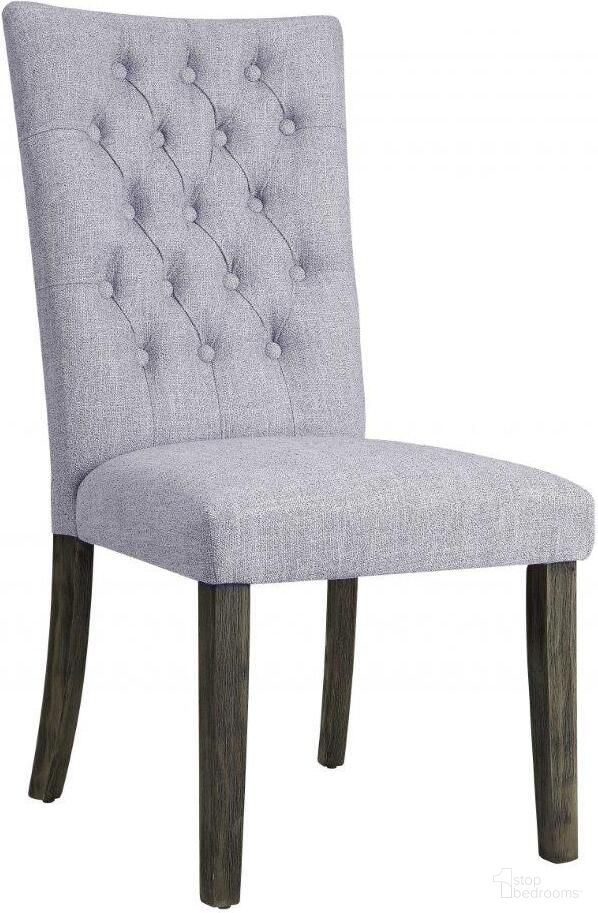 The appearance of Homeroots 2 Piece Gray Fabric and Gray Oak Side Chair designed by Homeroots in the traditional interior design. This gray piece of furniture was selected by 1StopBedrooms from to add a touch of cosiness and style into your home. Sku: 319146. Material: Wood. Chair Type: Side Chair.