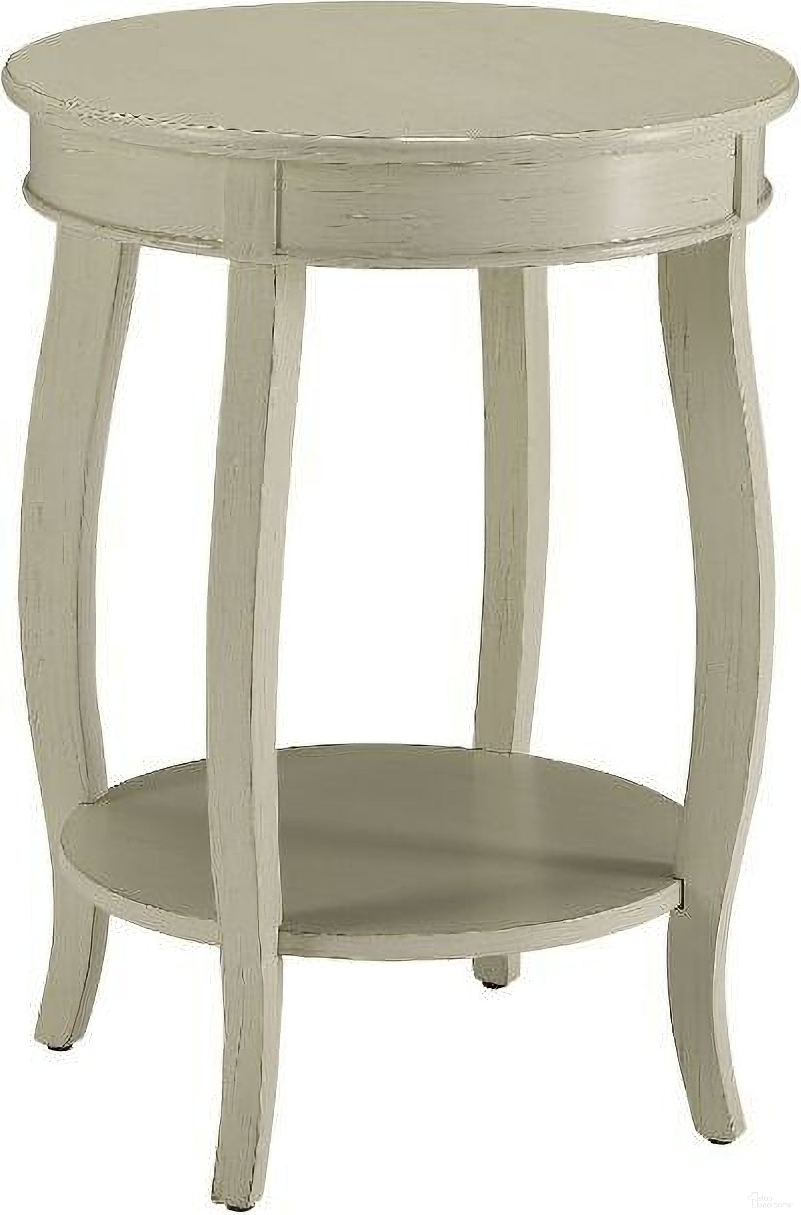 The appearance of Homeroots Antique White Solid Wood Leg Side Table designed by Homeroots in the traditional interior design. This antique white piece of furniture  was selected by 1StopBedrooms from  to add a touch of cosiness and style into your home. Sku: 286288. Material: MDF.