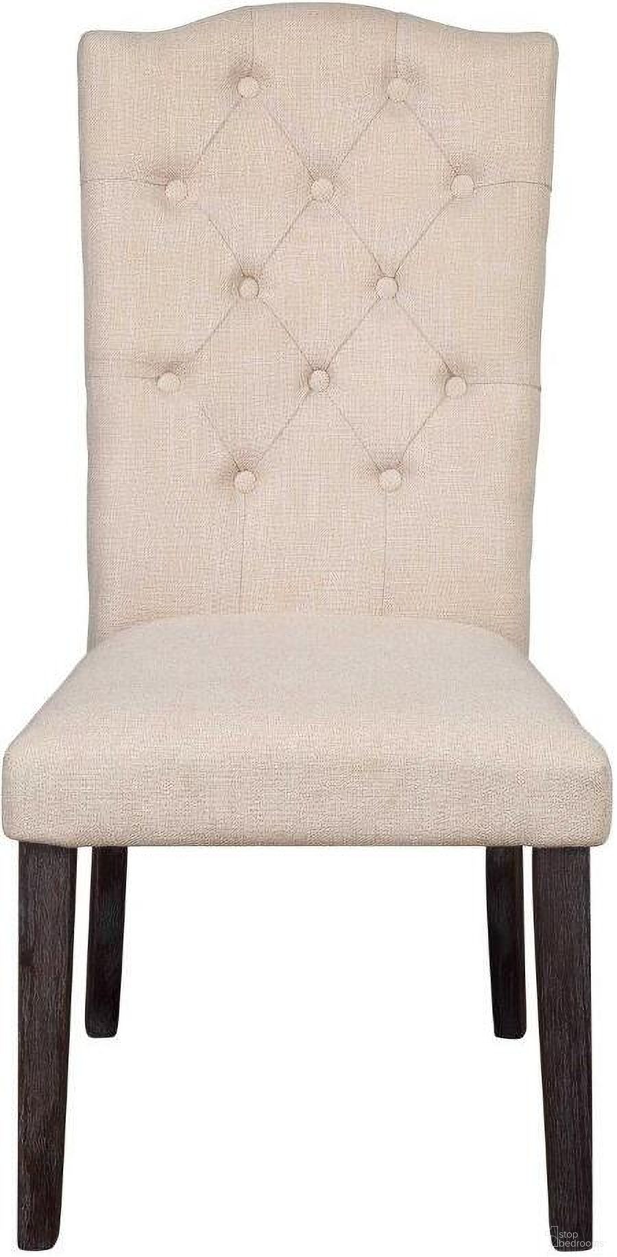 The appearance of Homeroots Beige Linen Weathered Espresso Wood Upholstery Side Chair (Set 2) designed by Homeroots in the transitional interior design. This beige linen piece of furniture was selected by 1StopBedrooms from to add a touch of cosiness and style into your home. Sku: 347310. Material: Wood. Chair Type: Side Chair.