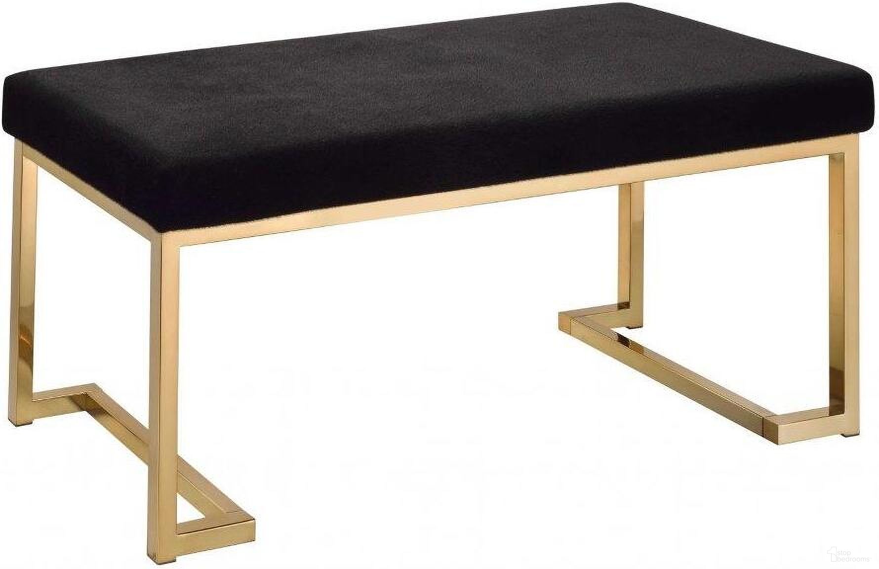 The appearance of Homeroots Black Fabric And Champagne Bench designed by Homeroots in the modern / contemporary interior design. This black piece of furniture was selected by 1StopBedrooms from to add a touch of cosiness and style into your home. Sku: 286427. Material: Fabric.