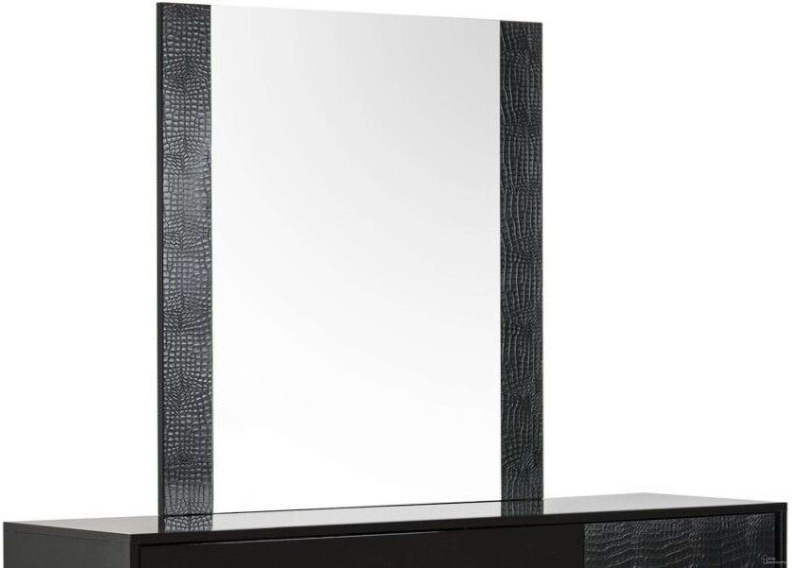 The appearance of Homeroots Black Mdf And Glass Mirror 282548 designed by Homeroots in the industrial interior design. This black piece of furniture was selected by 1StopBedrooms from to add a touch of cosiness and style into your home. Sku: 282548. Material: MDF.